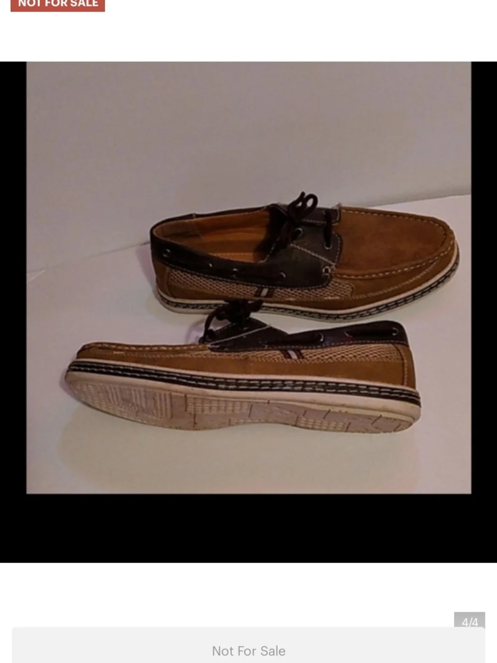 Braxton Two-Tone Tan & Dark Brown Boat Shoes